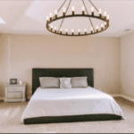 Restoration Hardware Black Leather King Bed